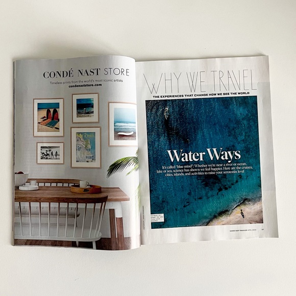 Conde Nast Traveler Magazine April 2022 Beaches Islands Cruises Paris Colorado - Picture 6 of 6
